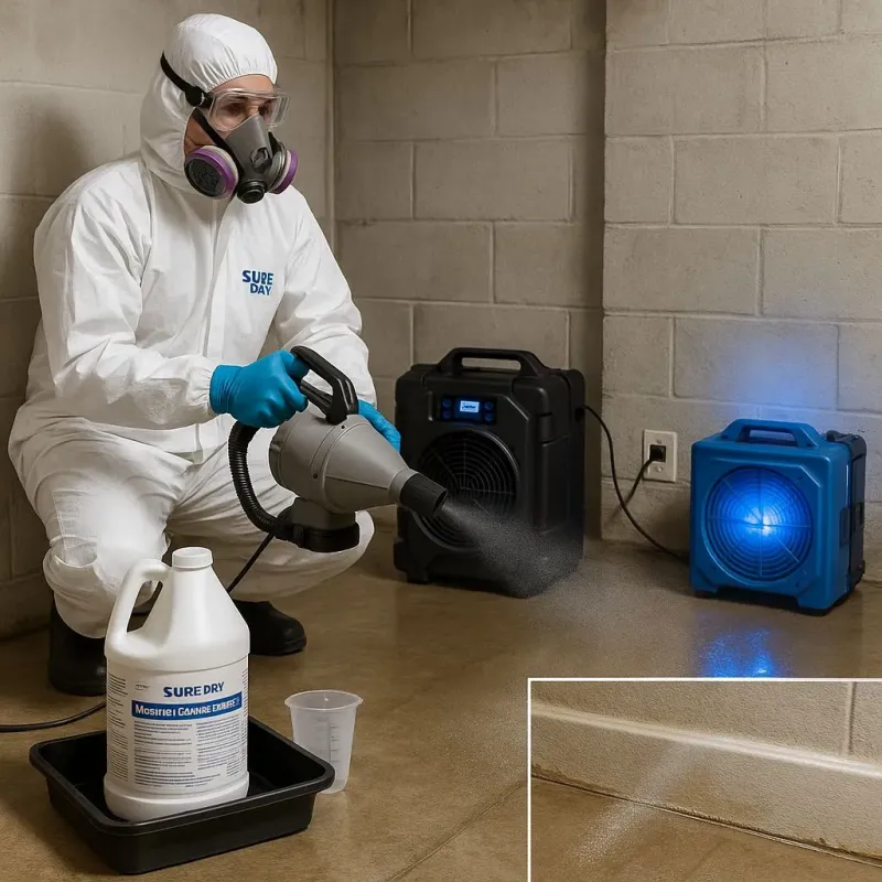 Sanitization and Odor Removal process in Riverdale, CA